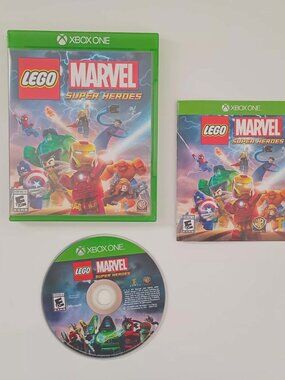 LEGO Marvel Super Heroes Xbox One Complete CIB | Marvel Adventure Game VG